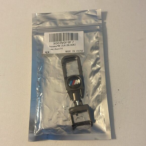 BMW Motorsports Logo Key Fob Keychain in Metal NWT - Picture 6 of 6